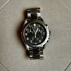 Men's Victorinox Chrono 241405 Grey Face Watch